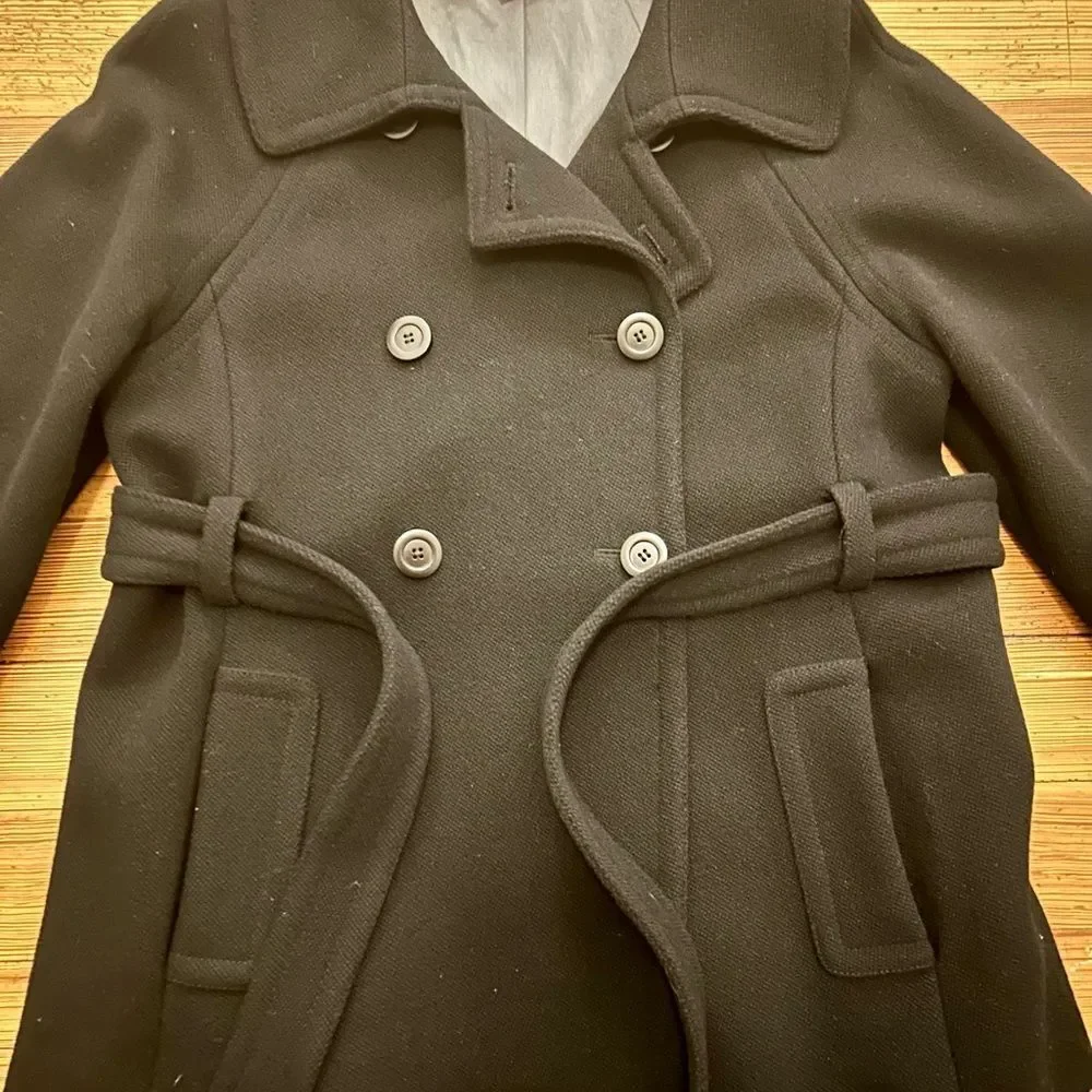 J.Crew black Sadie coat. Size 12. - Picture 2 of 12